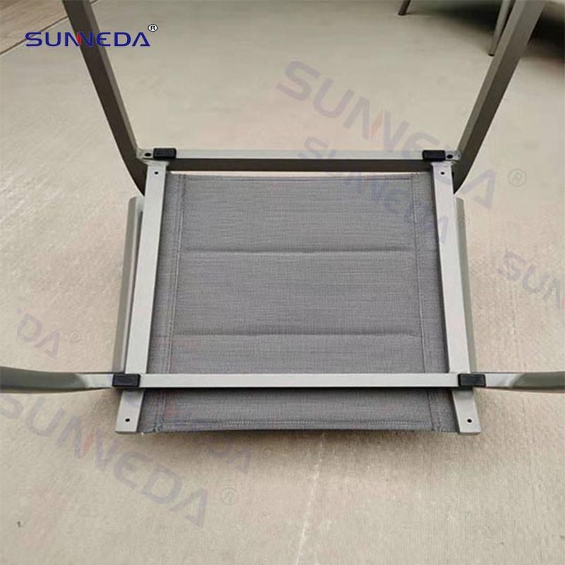Garden Sets Leisure Furniture Outdoor Textilene Aluminum Chair with Table