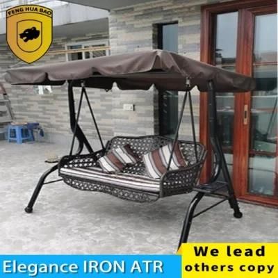 Outdoor Courtyard Rocking Chair Outdoor Swing Chair Garden Swing Hanging Chair Villa Hammock Double Iron