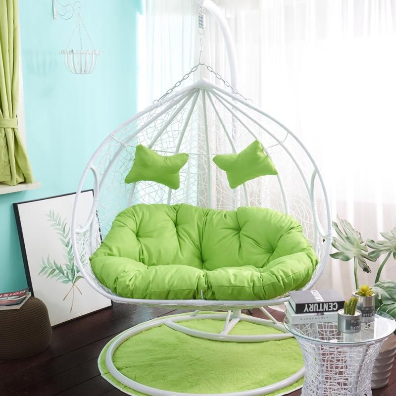 Leisure Hanging Home Patio Double Garden Swing Rattan Chair