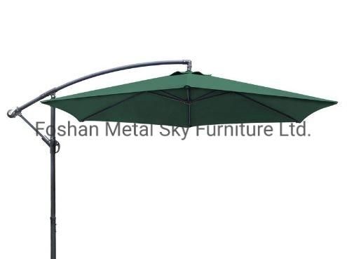 Outdoor Garden Marble Roman Folding Cantilever Parasols Patio Banana Umbrellas