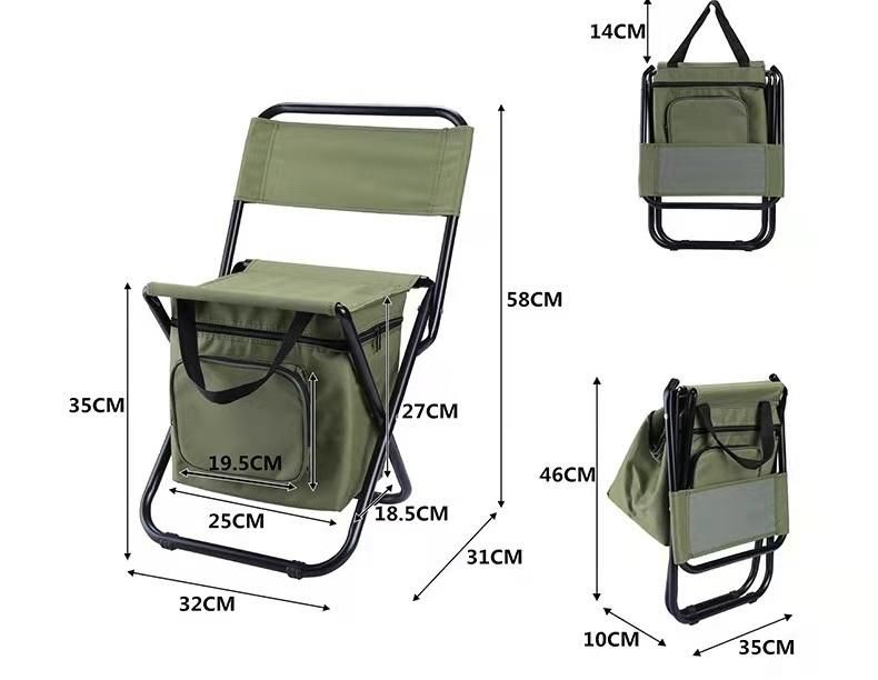 Outdoor Tactical Hiking Fishing Sport Cache Chair