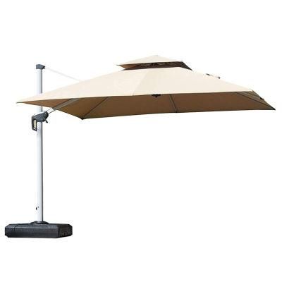 Hot Sale Patio Furniture Garden Sun Umbrella Solid Metal Parasol