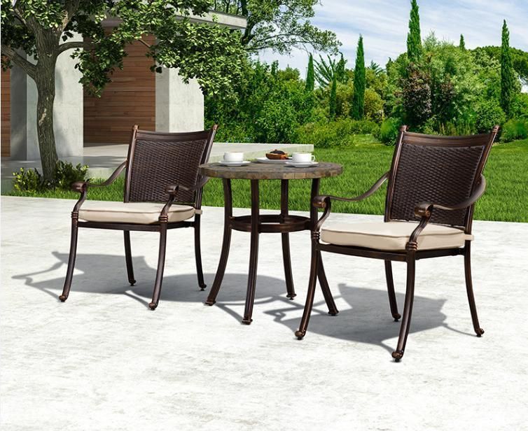 Outdoor Rattan Table and Chairs Combination Furniture