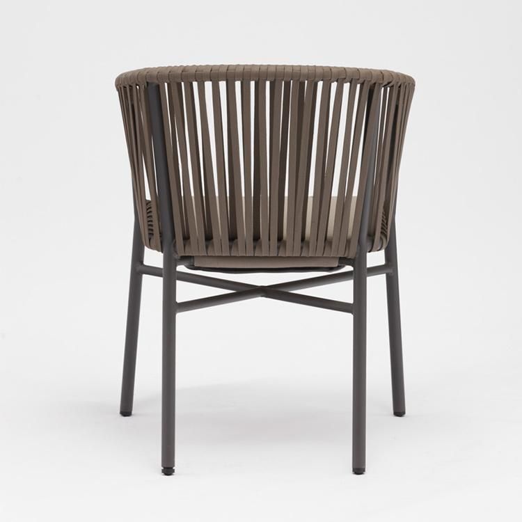 China Design Furniture with White Color and Aluminum Material Metal Outdoor Luxury Garden Chair