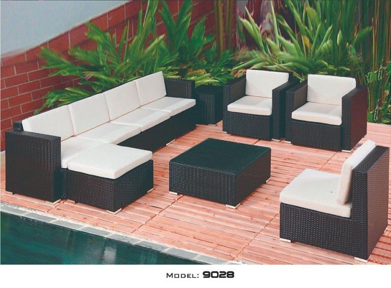 Wholesale Outdoor Furniture Wicker Woven Sofa Collection Outdoor Braiding Sofa