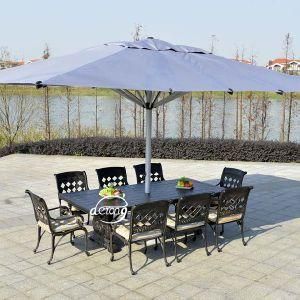 Cast Aluminum Garden Table and Chairs Outdoor Dining Furniture Set