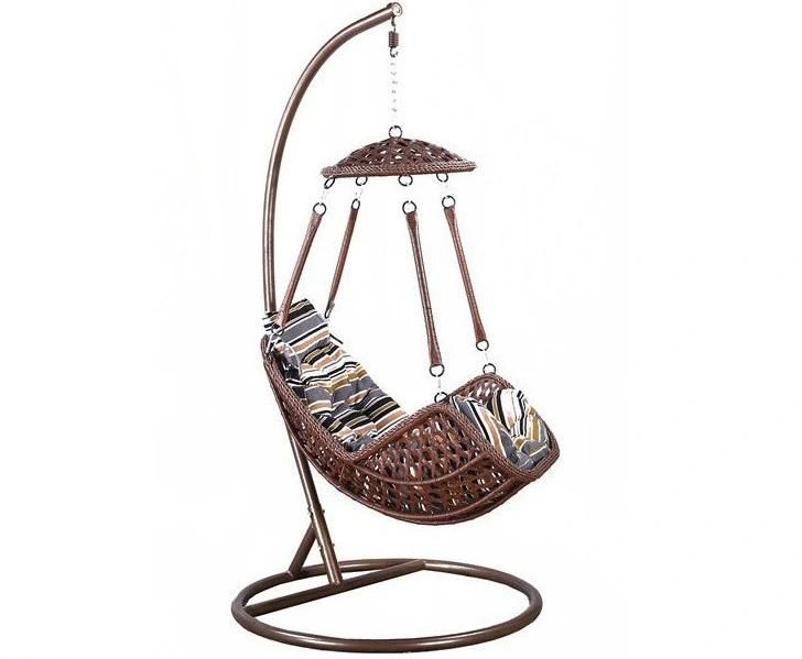 Outdoor Hotel Terrace Rattan Warter Dropped Wicker Hanging Swing Chair