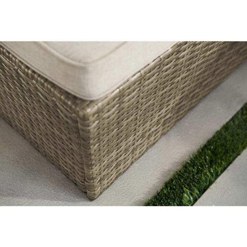 Modern Design Waterproof Fabric PE Rattan Outdoor Garden Sofa