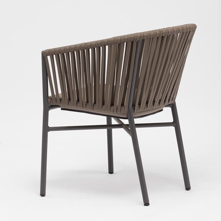 China Design Furniture with White Color and Aluminum Material Metal Outdoor Luxury Garden Chair