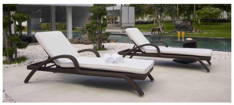 Beach Lounger Balcony Furniture Home & Garden Swimming Pool Furniture Wholesale Price Quality Control, Sun Lounger