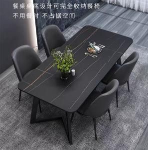 Luxury Dining Table Modern Dining Table Durable, Waterproof and Fireproof Home Furniture