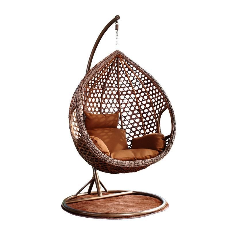 Fancy Modern Leisure Home Hotel Garden Patio Rattan Hanging Swing Chairs