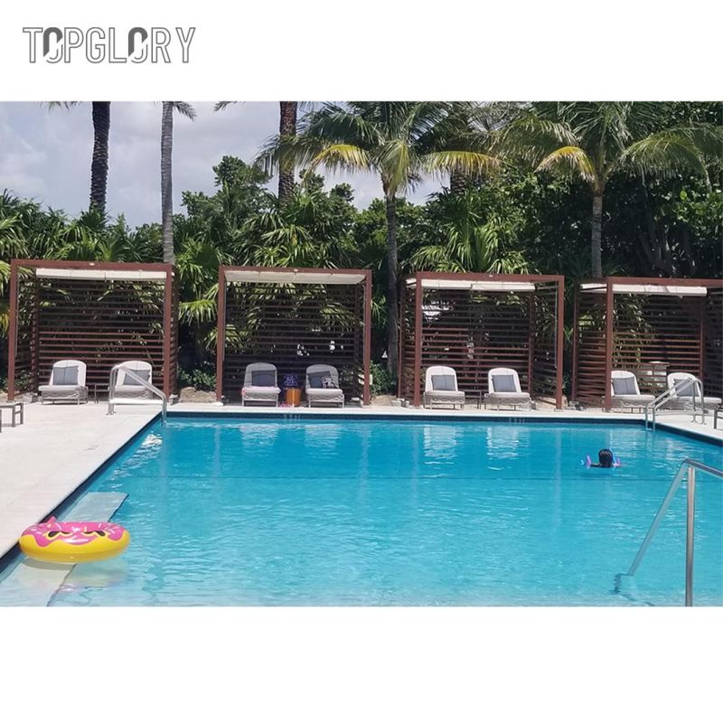 New Design Series Aluminium Frame Rope Textilene Leisure Beach Swimming Pool Chaise Outdoor Sun Lounger