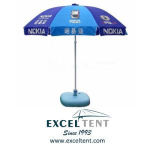 Promotional Beach Umbrella with Custom Logo, Advertising Sun Umbrella (TKET-2001)