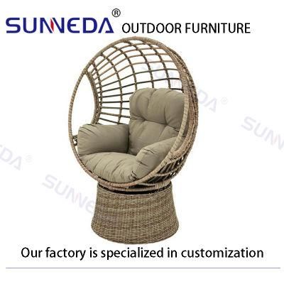 Patio Outdoor Presentable UV Iron Frame Splicing Circle Cradle Sofa