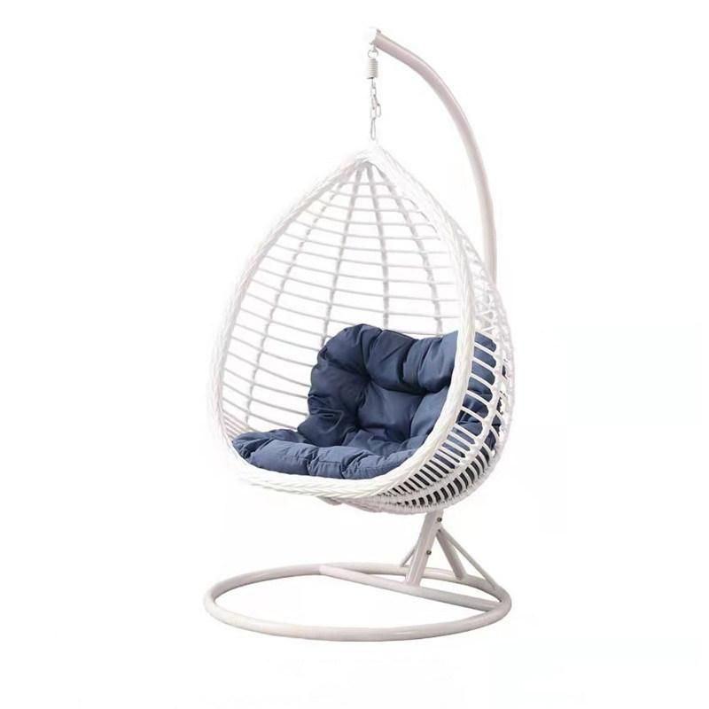 Wicker Double Swing Chair Armrest Rattan Chair Modern Indoor Chair