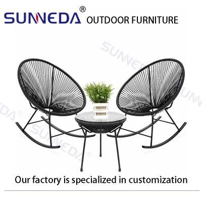 Sunneda Modern Weave Pear-Shaped Chairs Patio Outdoor Retro Sun Oval Chair