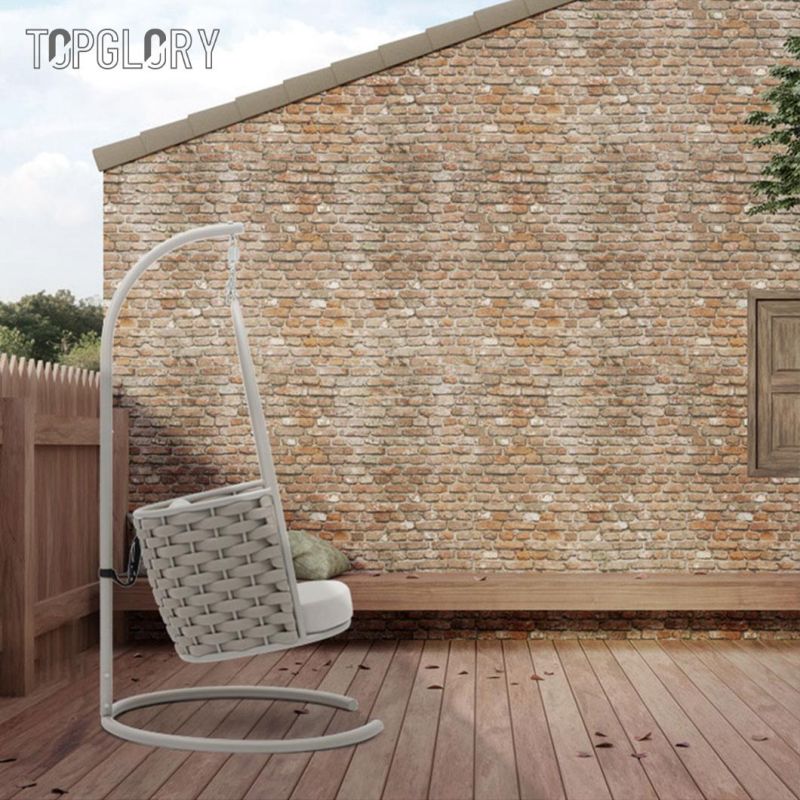 Customized New OEM Foshan Outdoor Swing Swinging Chair Patio Swings with Factory Price