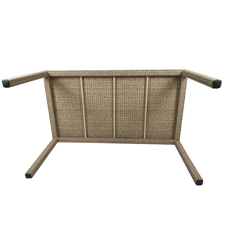 Luxury High Quality Viro Rattan Outdoor Furniture Restaurant Dining Table