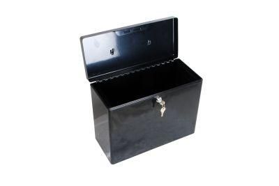Portable Metal File Box, File Store for Personal/Office Files