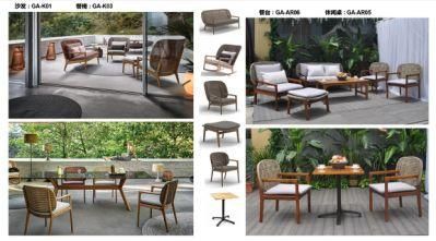 Modern Design Garden Furniture Patio Rattan Sofa Set Tg-Gak03