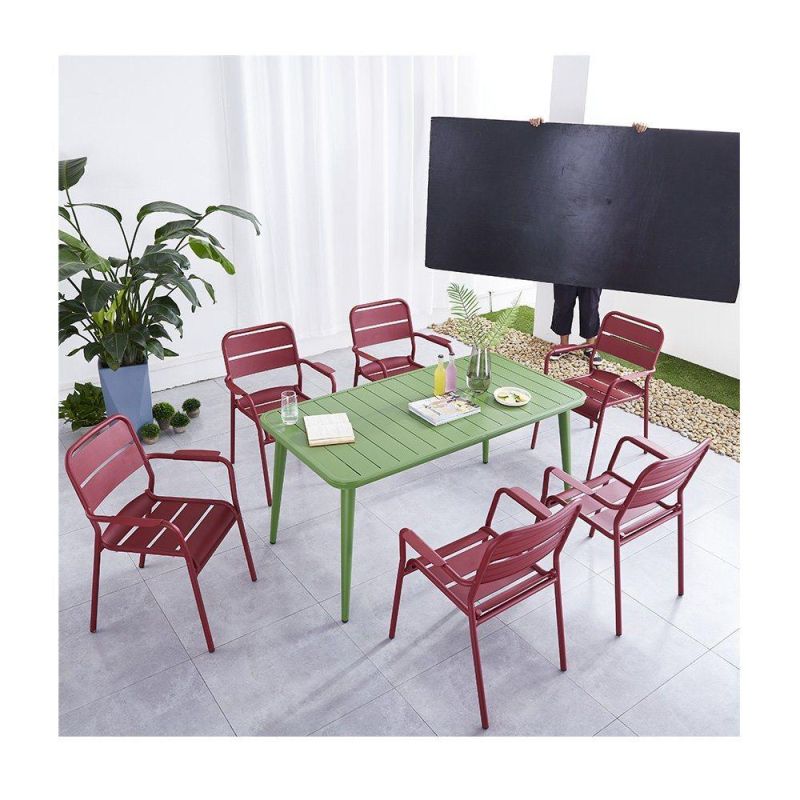 Modern Aluminum Stacking Europe Outdoor Table