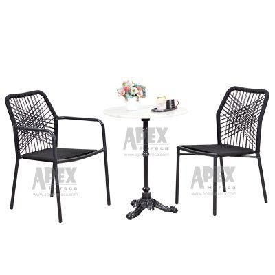Garden Furniture Dining Rope Chair for Restaurant and Cafe