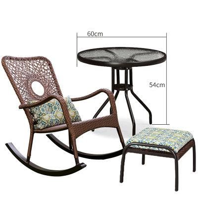 Garden Waterproof PE Rattan Swing Chair Swing Lounge