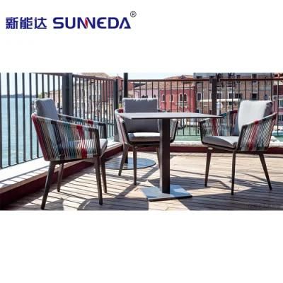 Comfortable Leisure Crafted Popular Cushion Aluminium Customize Outdoor Furniture