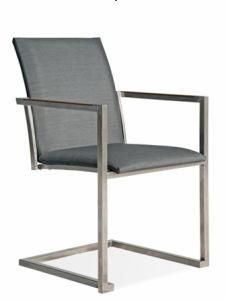 Outdoor Dining Furniture Gadern Chair with Stainless Steel Legs
