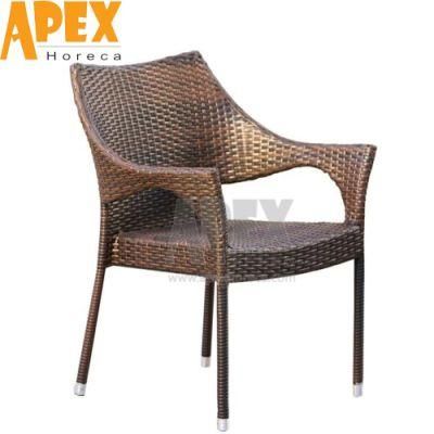 China Factory Wholesale Outdoor Waterproof Furniture Restaurant Willow Rope Chair