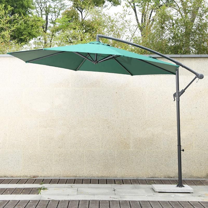 Outdoor Roman Aluminum Parasol Rotating Umbrella Outdoor Sunshade