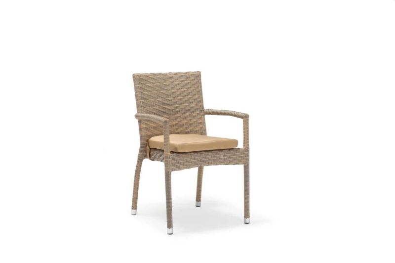 Factory Supply Wholesale Outdoor Rattan Arm Chair