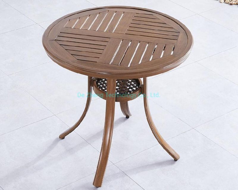 Factory Wholesale Outdoor Dining Table Garden Round Picnic Table Furniture Sets