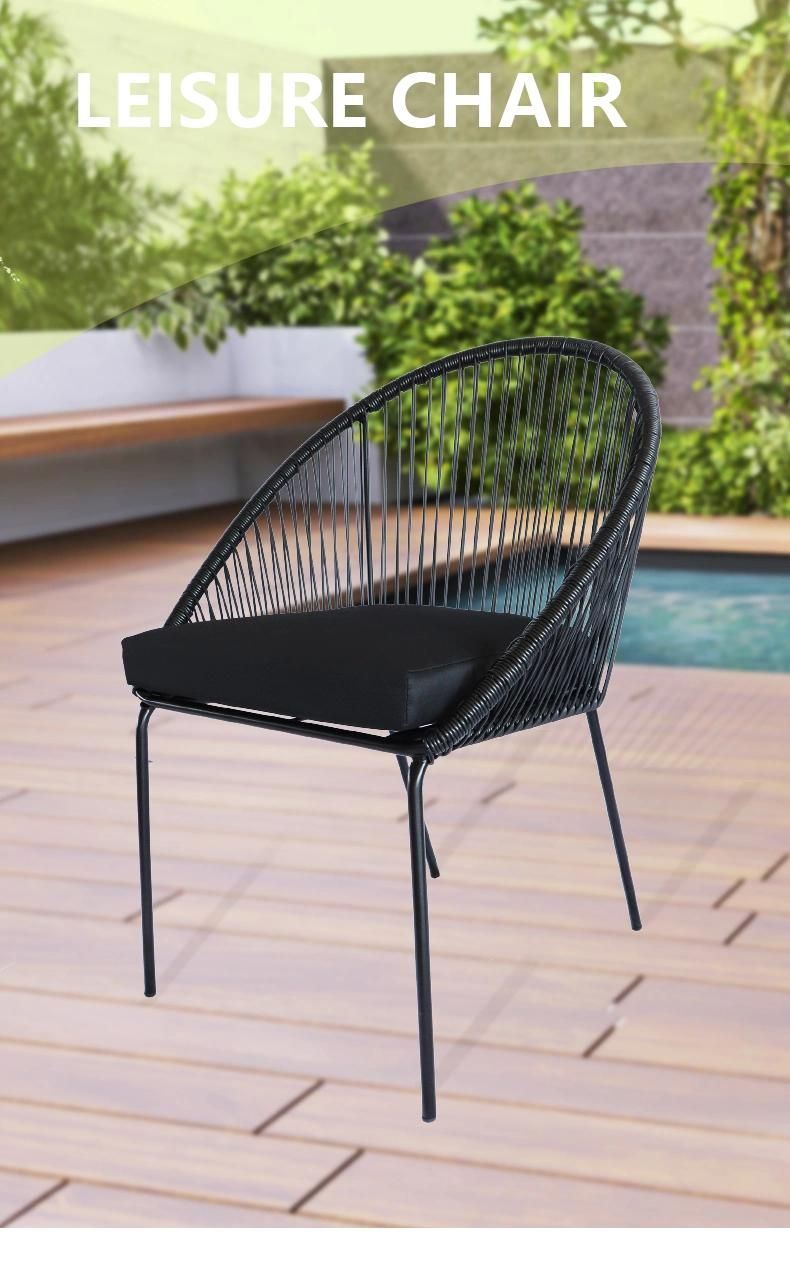 Modern Rattan Patio Sets Dining Chairs Wicker Furniture Chair Set