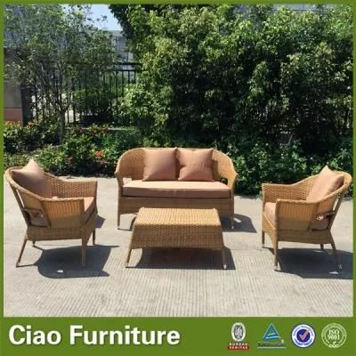 C-CF872 Modern Outdoor White Rattan Sex Sofa