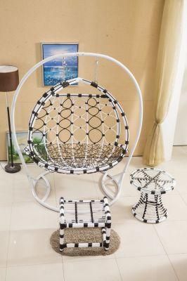 New Metal OEM Foshan Shaped Swing Double Egg Shape Chair