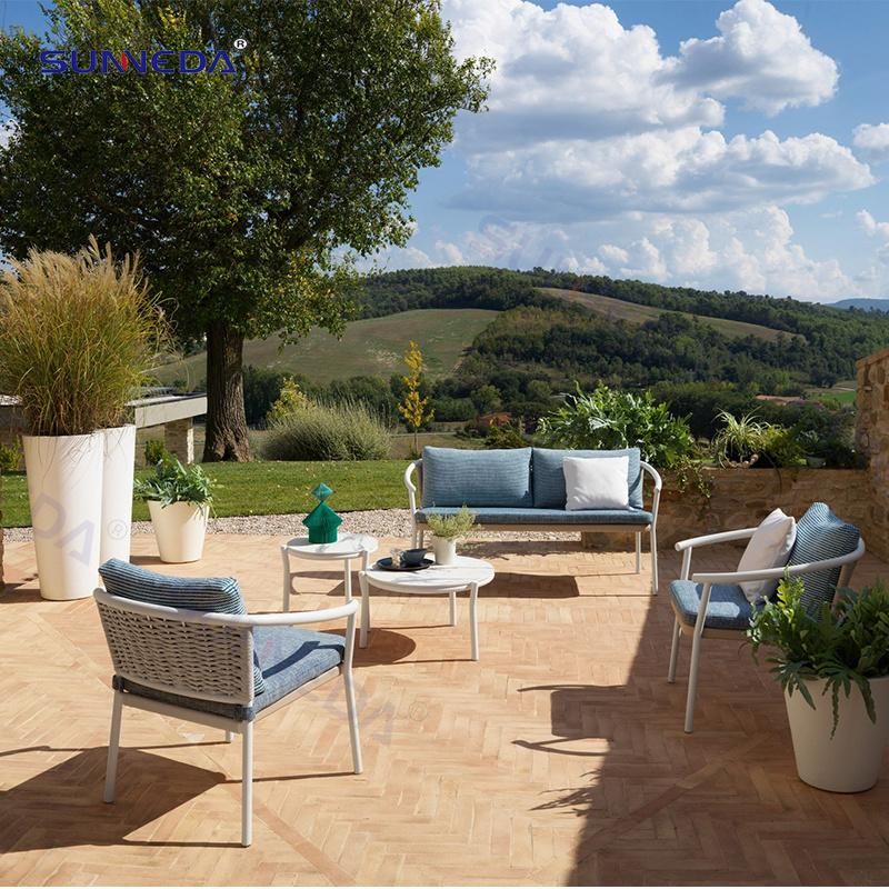 Modern Leisure Rattan Patio Hotel Restaurant Outdoor Garden Furniture Sofa