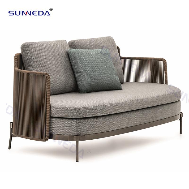 Leisure Modern Aluminum Simple Patio Garden Sofa Garden Chair