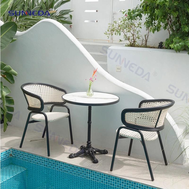 Backs Use Dual Aluminum Reinforcement Design Outdoor Leisure Garden Chair