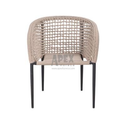 Modern Aluminum Garden Balcony Patio Outdoor Furniture Rope Chair Wholesale
