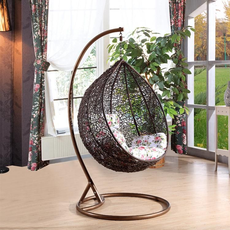 Modern Outdoor Design Garden Patio Wicker Hanging Egg Swing Chair