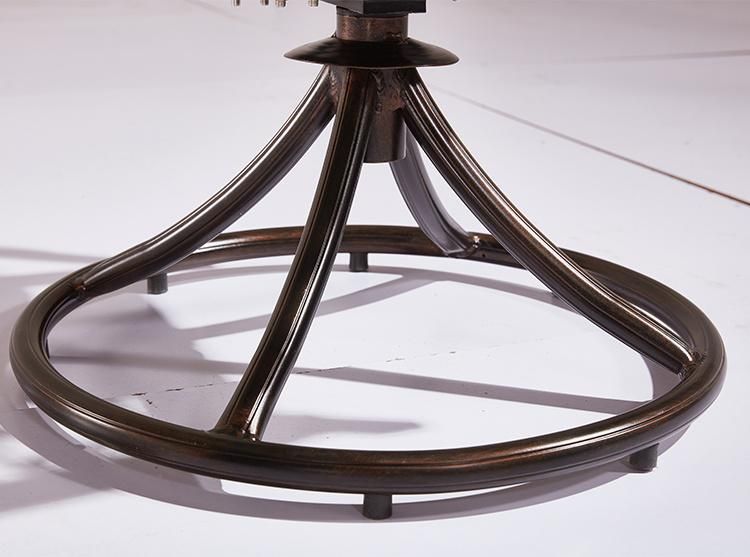 Antique Design Aluminum Bronze Casting Furniture Parts Patio Swivel Chair