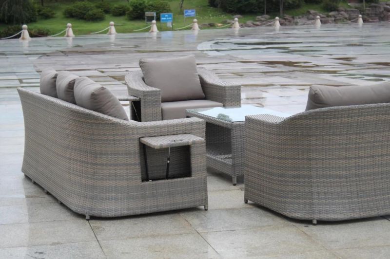 Comfortable/Leisure Restaurant Darwin Modular China Patio Furniture Outdoor Wicker Sofa with Good Price