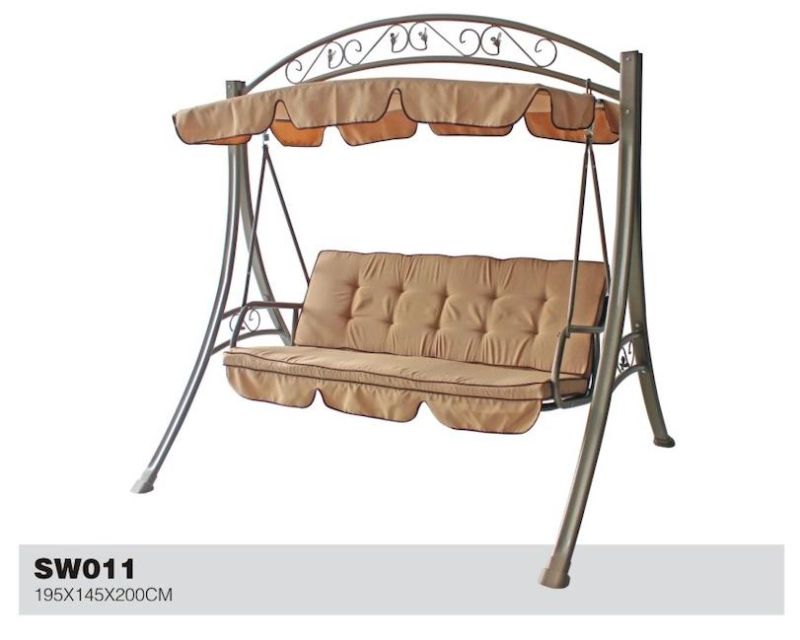 Garden Swing Chair for Three-People