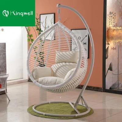 Balcony Leisure Hanging Rattan Swing Rocking Chair for Outdoor Garden