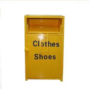 Custom Design Metal Clothing Donation Bin, Shoe Donation Bin