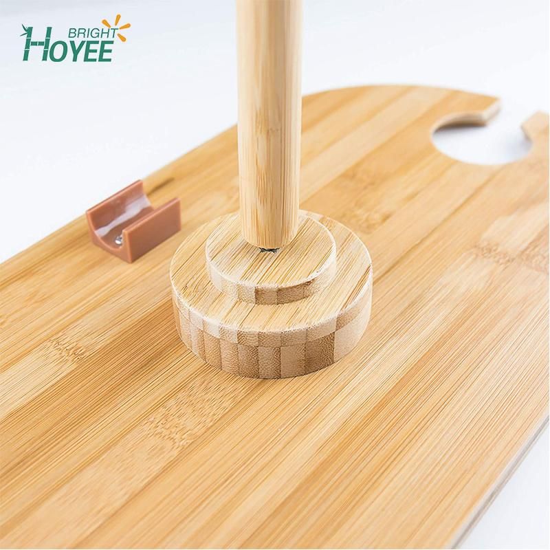 Outdoor Wine Holder Bamboo Table