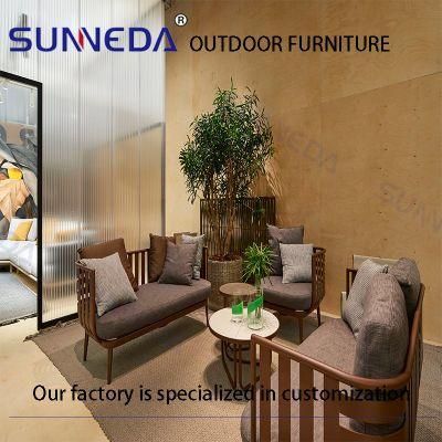 Stylish Double Chair with End Table