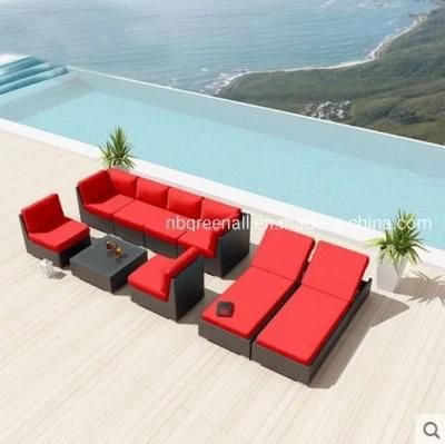 New Combination Outdoor Garden Home Rattan Wicker Sofa with Lounge Furniture